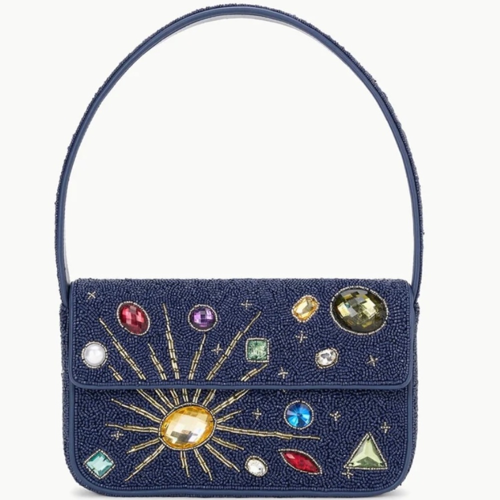 STAUD Beaded Celestial Tommy Bag